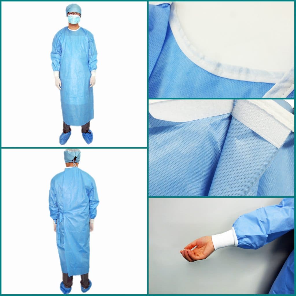 Disposable SMS Surgical Gown With CE_ISO_FDA Approved